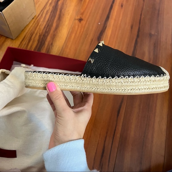 VALENTINO ROCKSTUD ESPADRILLE MULES - Picture 6 of 9